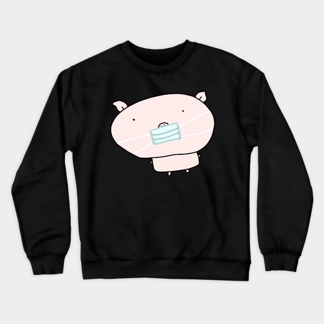 Pig in quarantine Crewneck Sweatshirt by AikoAthena